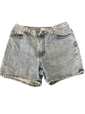 Calvin Klein Blue Jean Shorts High-Waisted Denim Women's Size 12